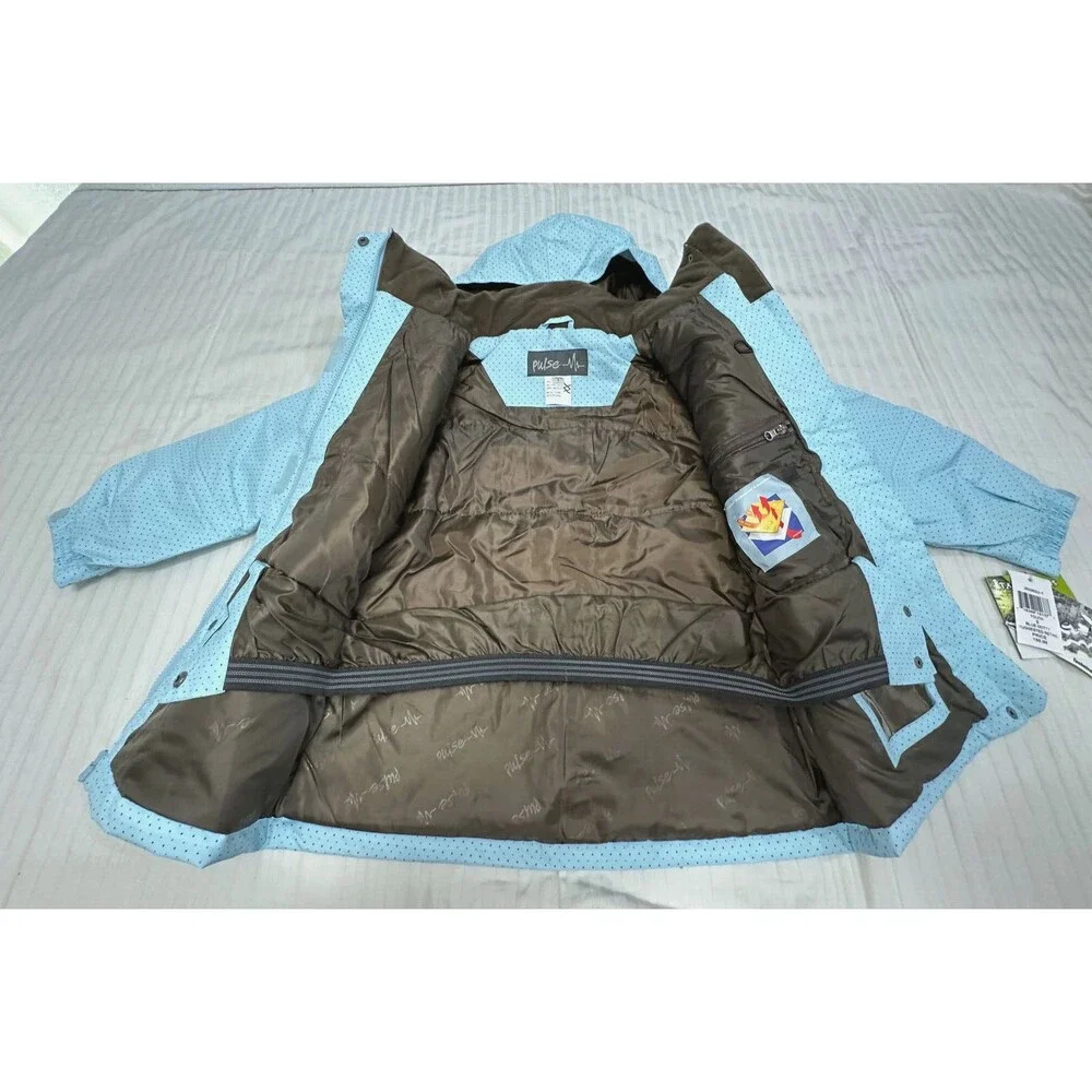 NWT PULSE GIRLS SNOW SKI WATERPROOF JACKET COAT SIZE YOUTH S